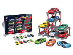 1:64 Die Cast Car Set Free Wheel(8in1) toys