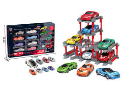 1:64 Die Cast Car Set Free Wheel(8in1) toys