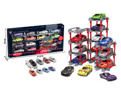 1:64 Die Cast Car Set Free Wheel(12in1) toys