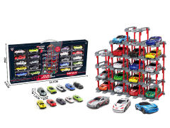 1:64 Die Cast Car Set Free Wheel(20in1) toys