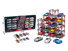 1:64 Die Cast Car Set Free Wheel(20in1) toys
