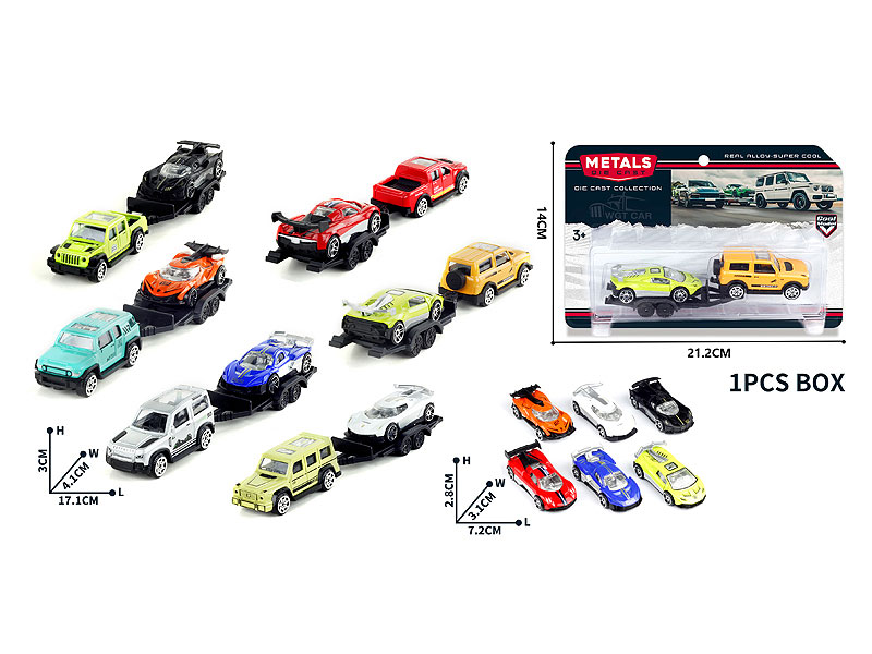 1:64 Die Cast Cross-country Car Free Wheel(6S) toys