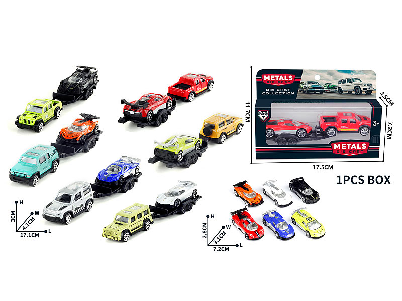 1:64 Die Cast Cross-country Car Free Wheel(6S) toys