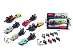 1:64 Die Cast Cross-country Car Free Wheel(6S)