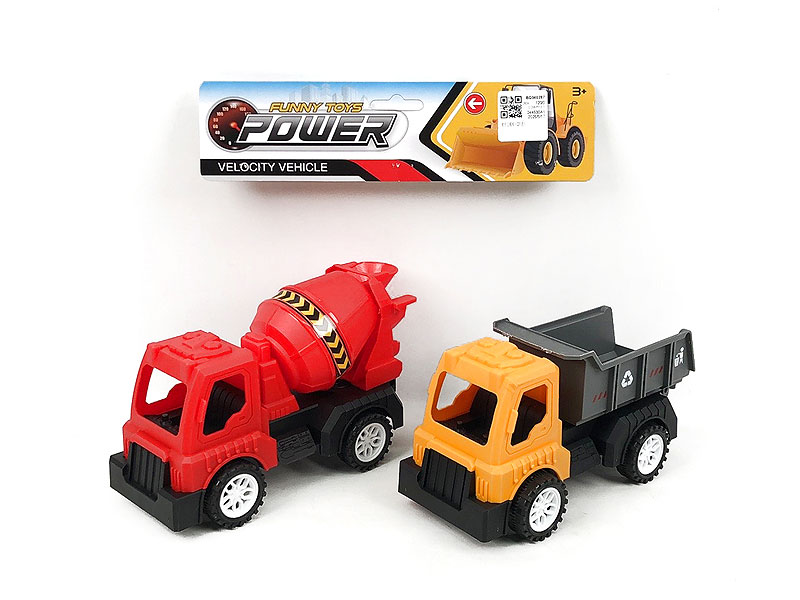 Free Wheel Construction Truck(2in1) toys