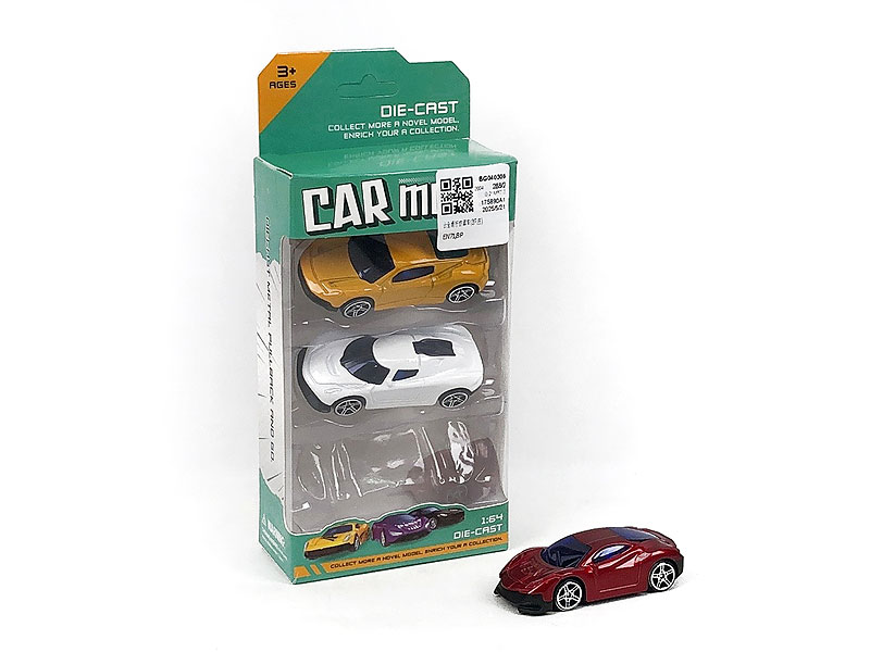 Die Cast Car Free Wheel(3in1) toys