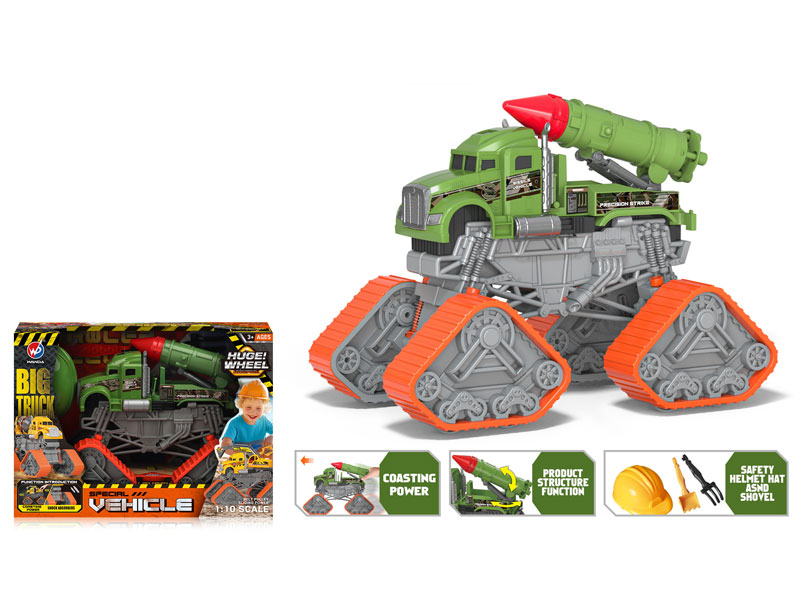 1:10 Free Wheel Military Car toys