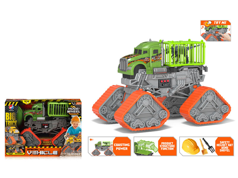 1:10 Free Wheel Car W/L_M toys