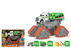 1:10 Free Wheel Sanitation Truck toys