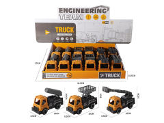 Pull Back Construction Car(12in1) toys