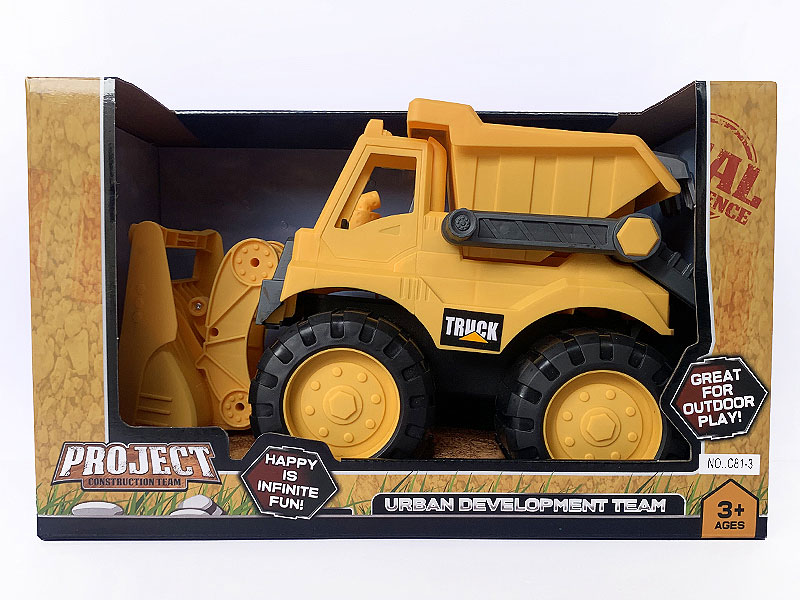 Free Wheel Construction Truck toys
