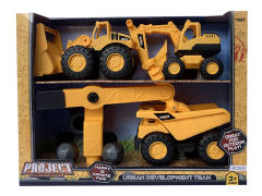 Free Wheel Construction Truck Set toys