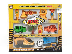 Free Wheel Construction Truck Set toys