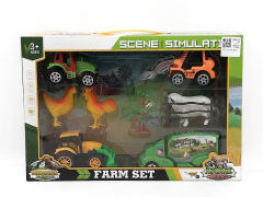 Free Wheel Farmer Truck Set toys