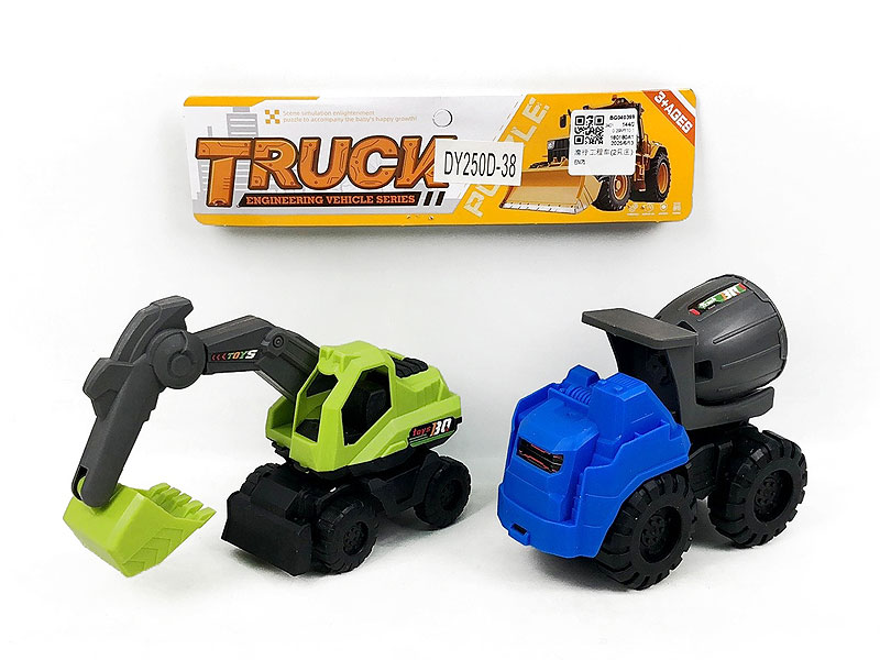 Free Wheel Construction Truck(2in1) toys