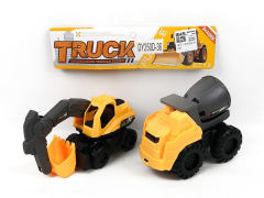Free Wheel Construction Truck(2in1) toys