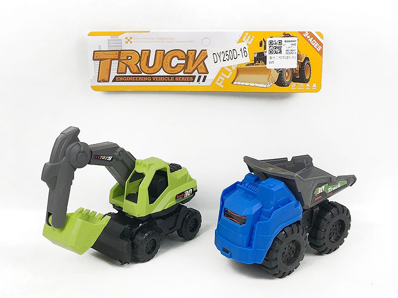 Free Wheel Construction Truck(2in1) toys