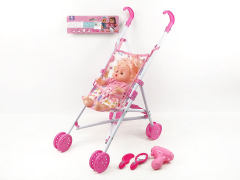 Go-Cart & 12inch Doll Set