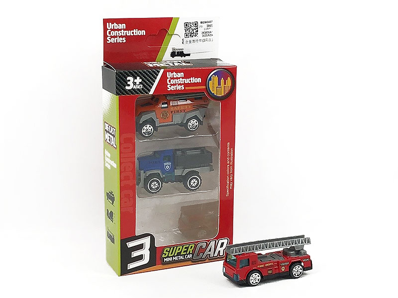 Die Cast Car Free Wheel(3in1) toys