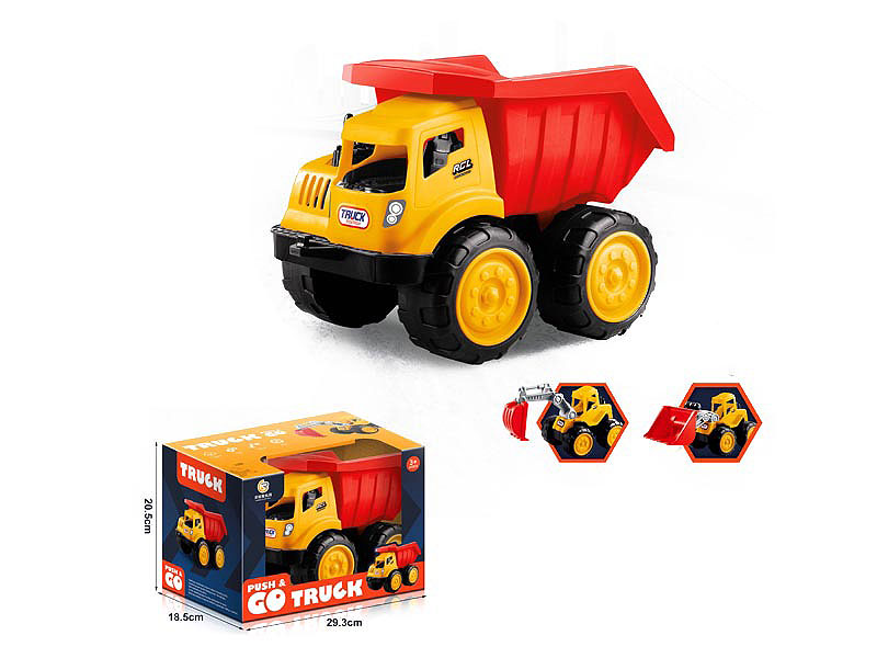 Free Wheel Construction Truck toys