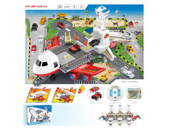 Free Wheel Fire-Airpleane Hq W/L_M toys