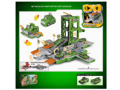 Free Wheel Military-Alloy Shape Shifting Battle Racecar W/L_S toys