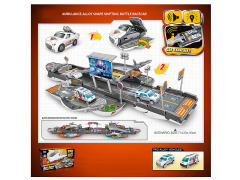 Free Wheel Ambulance-Alloy Shape Shifting Battle Racecar W/L_S toys