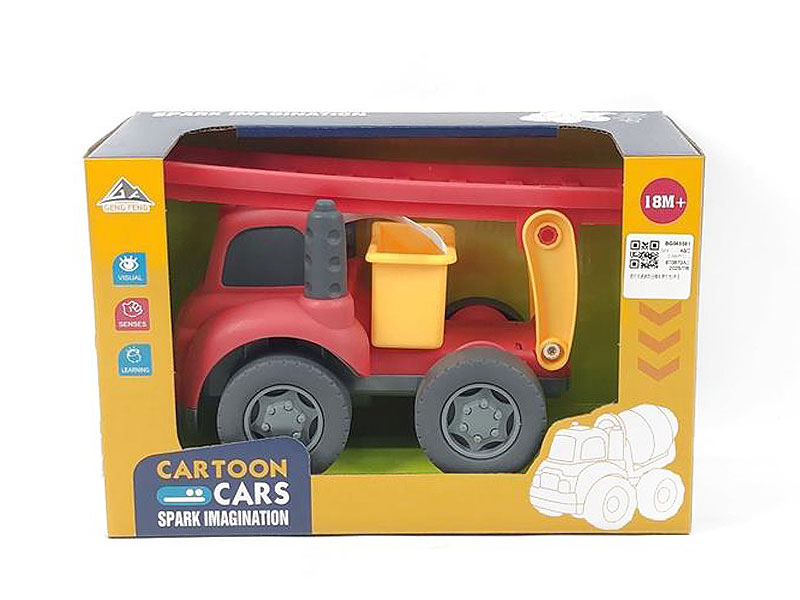 Free Wheel Construction Truck W/L_M toys