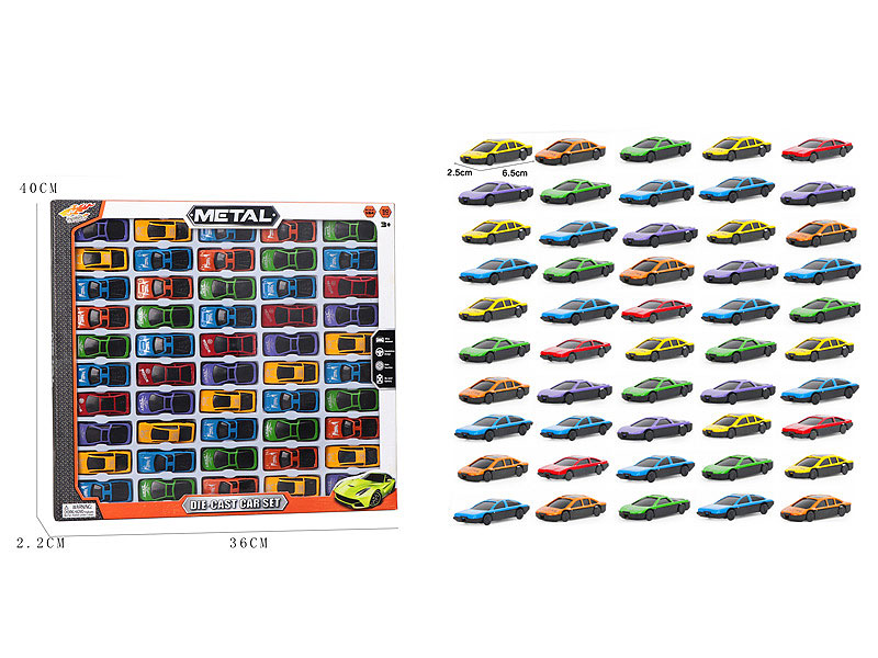 Die Cast Car Free Wheel(50in1) toys