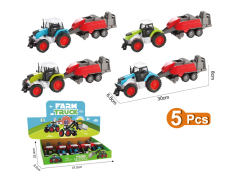 Die Cast Farmer Truck Free Wheel(5in1) toys