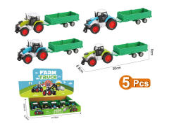 Die Cast Farmer Truck Free Wheel(5in1) toys