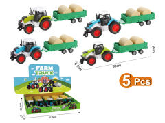 Die Cast Farmer Truck Free Wheel(5in1) toys