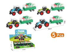Die Cast Farmer Truck Free Wheel(5in1) toys