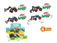 Die Cast Farmer Truck Free Wheel(4in1) toys