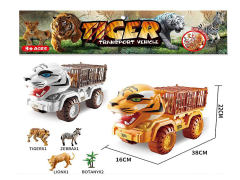 Free Wheel Tiger Transport Vehicle(2C) toys