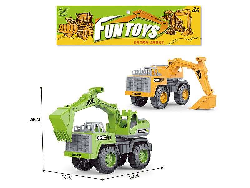 Free Wheel Excavating Machinery(2C) toys