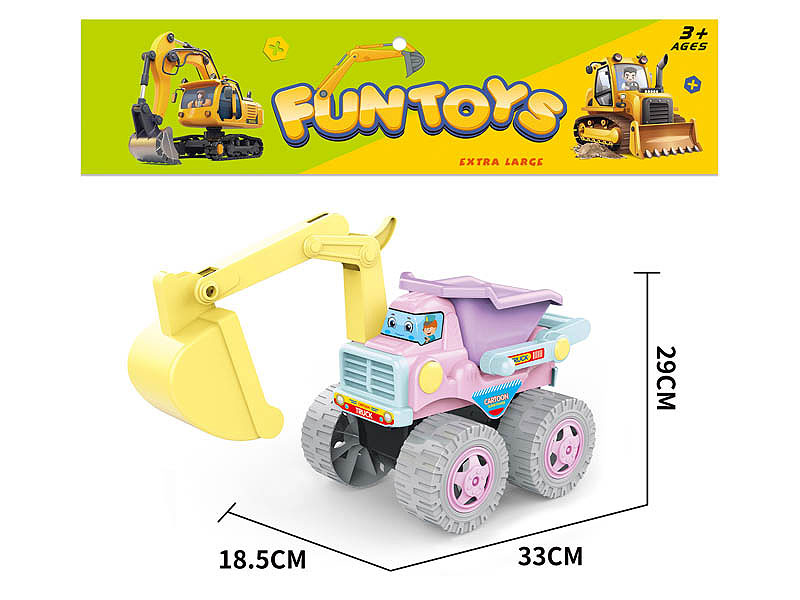 Free Wheel Construction Truck toys
