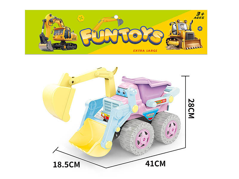 2in1 Free Wheel Construction Truck toys