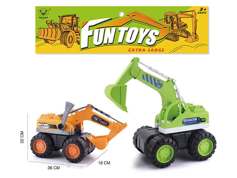 Free Wheel Excavating Machinery(2C) toys