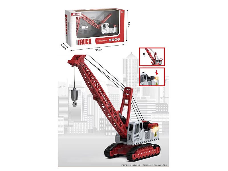 Die Cast Construction Truck Free Wheel W/L_M toys