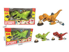 Free Wheel Swinging Egg Laying Dinosaur W/L_S toys