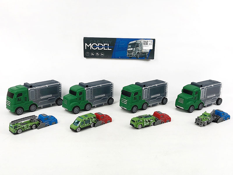 Free Wheel Storage Car Set toys