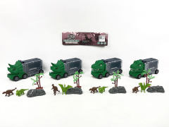 Free Wheel Storage Car Set(4in1) toys