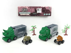 Free Wheel Storage Car Set(2in1) toys