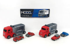 Free Wheel Storage Car Set(2in1) toys