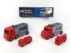 Free Wheel Storage Car Set(2in1) toys