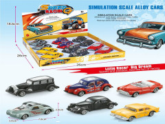 Die Cast Car Free Wheel(12in1) toys