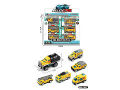 Die Cast Construction Truck Free Wheel(12in1) toys