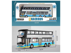 Die Cast Bus Free Wheel W/L toys