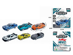 1:64 Die Cast Sports Car Free Wheel(6S) toys